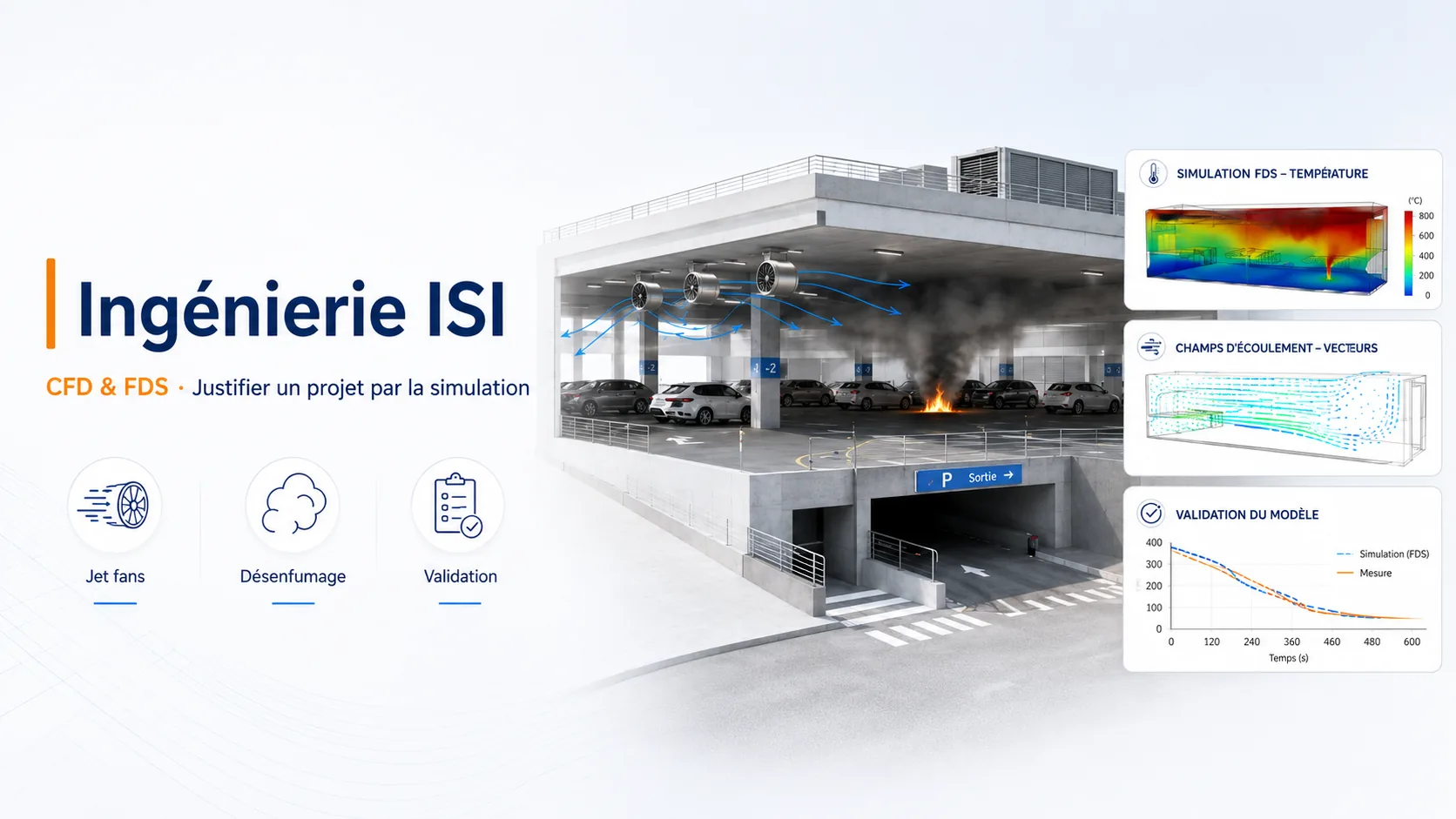 CFD et FDS : quand justifier un projet par simulation ?